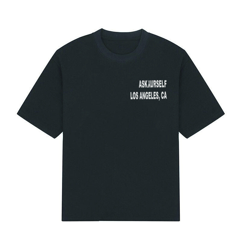 Askyurself T-shirts Loose Men's Short Sleeve T-shirt